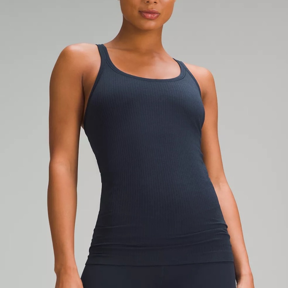 Lululemon Ebb to Street tank in navy
